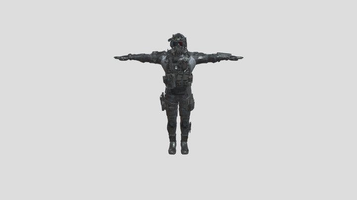 SCP Zeta-9 Mole Rat Mtf Rigged