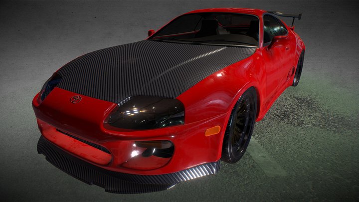 TOYOTA SUPRA 3D Model