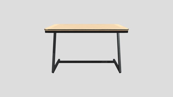 Modern Computer Desk – Kostenloses 3D-Modell STL