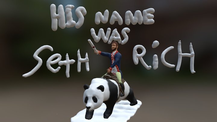 His name was Seth Rich 3D Model