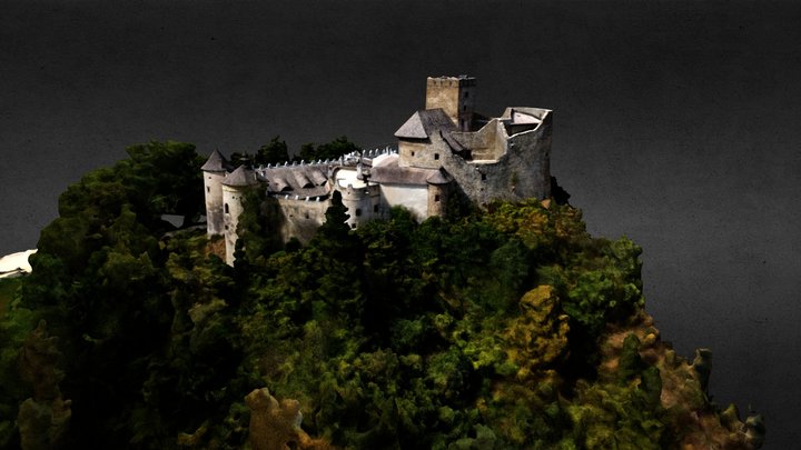 Eksport Zamek Dunajec w Niedzicy 3D Model