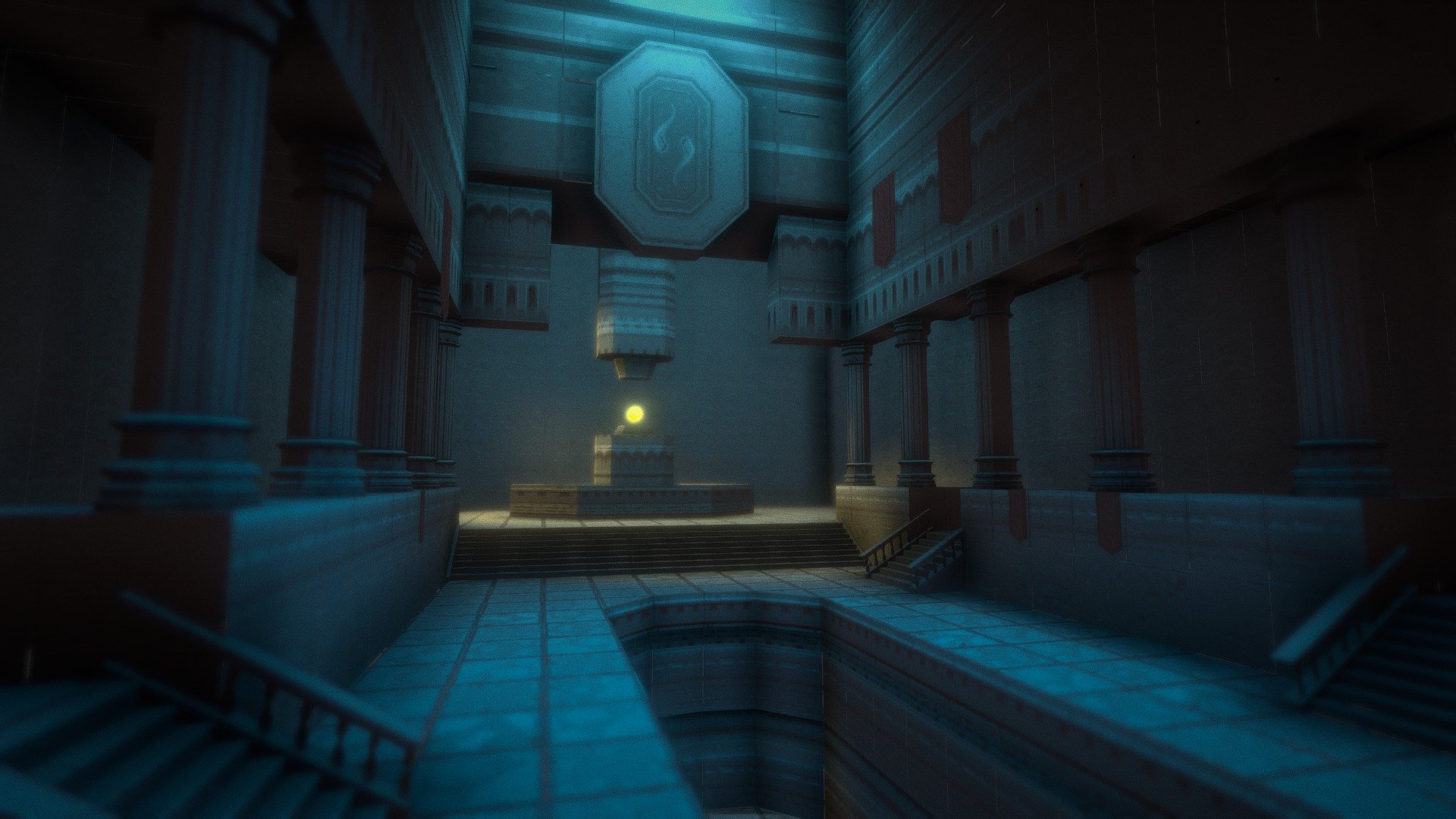 Pixel Temple - Download Free 3D model by cglrygt [7d2d37e] - Sketchfab