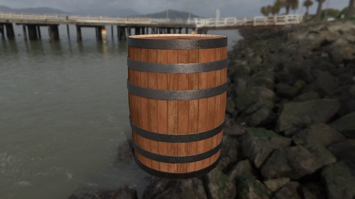Barrel 3D Model