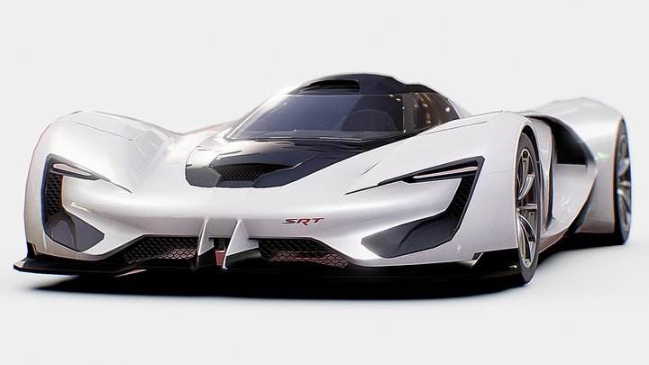 Dodge SRT Tomahawk X Vision GT4 | www.vecarz.com – Kostenloses 3D-Modell STL