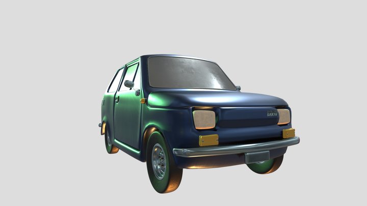 Fiat 126p Maluch 3D Model