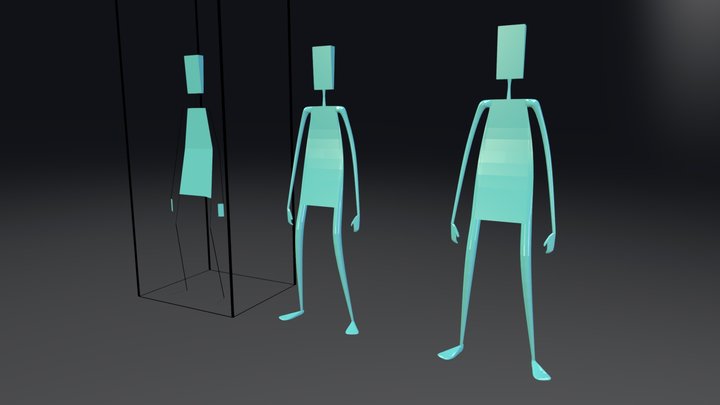 Stick figure Test 3D Model