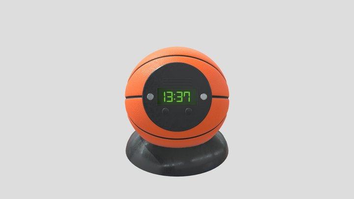 Basketball alarm clock 3D Model