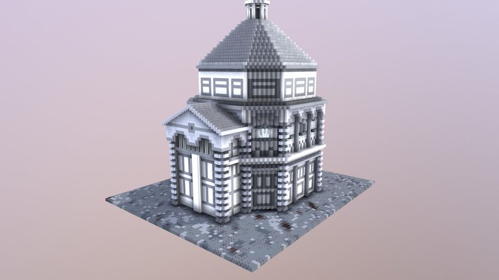 Florence Baptistery 3D Model