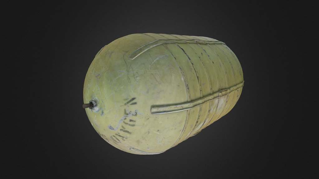 WWII Aircraft Oxygen Tank - 3D model by Aviation Heritage ...
