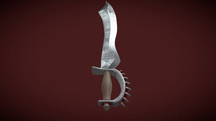 0050 - Broad Sword Metin2 3D Model