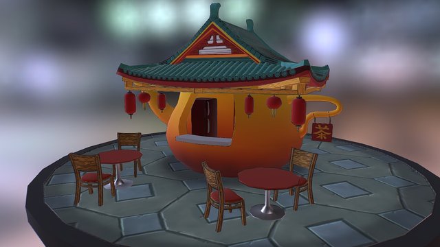 Shop Front 3D Model
