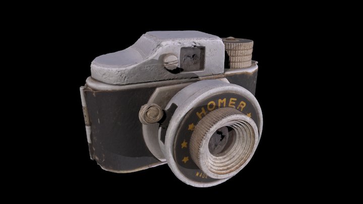 Homer, sub mini camera, 1950's 3D Model