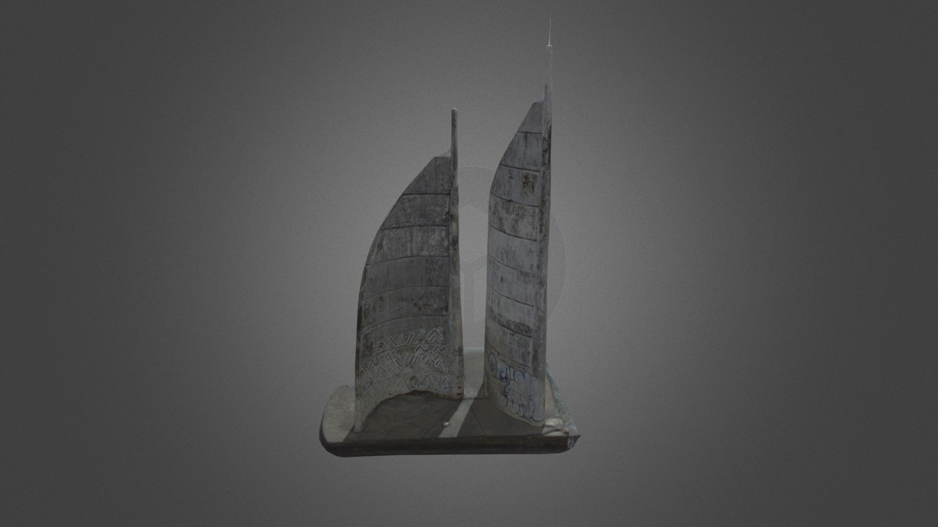 Tanjung Layar Putih Makassar Iconic Statue