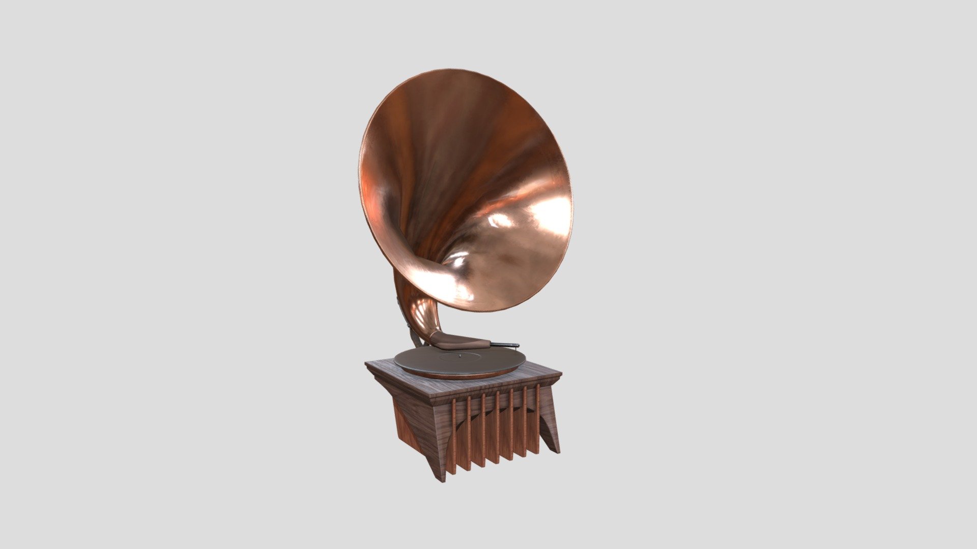 Gramaphone — Sketchfab embed 3D viewer