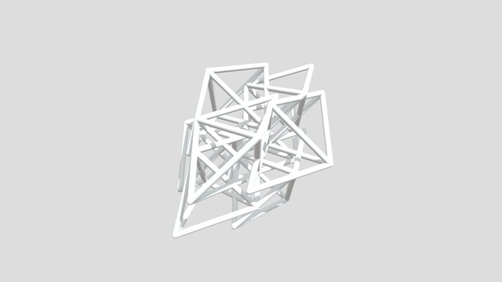 Tetrahedron Packing Original 3D Model