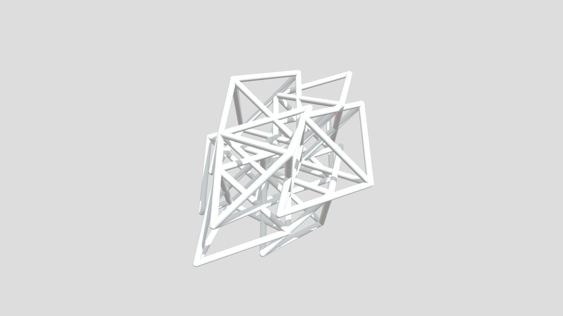 Tetrahedron Packing Original - 3D Model By Christopher Hanusa (@chanusa ...