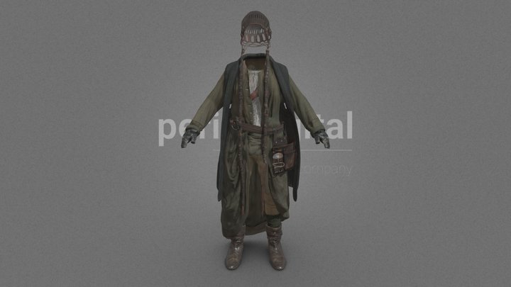 Wasteland Series - Model 13 3D Model