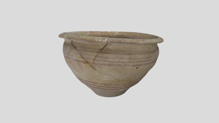 Vaso o fuente ibérico 3D Model