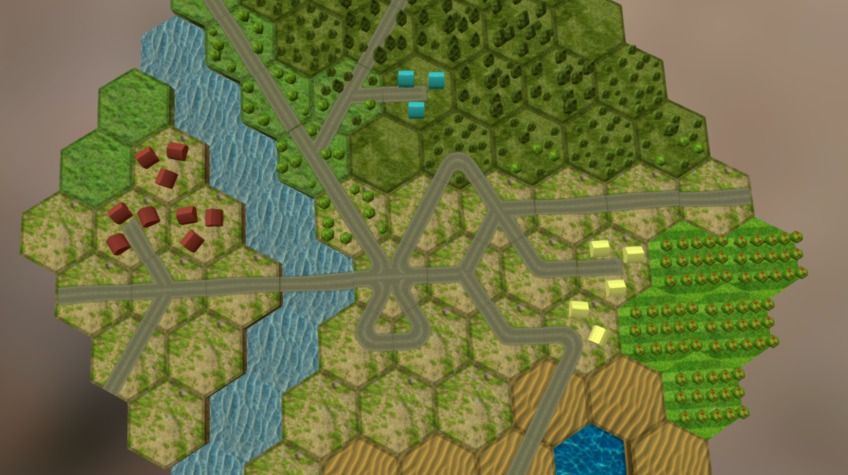 3d Hext tiles - Road System - 3D model by 7yearsentertainment [7d33dbf ...
