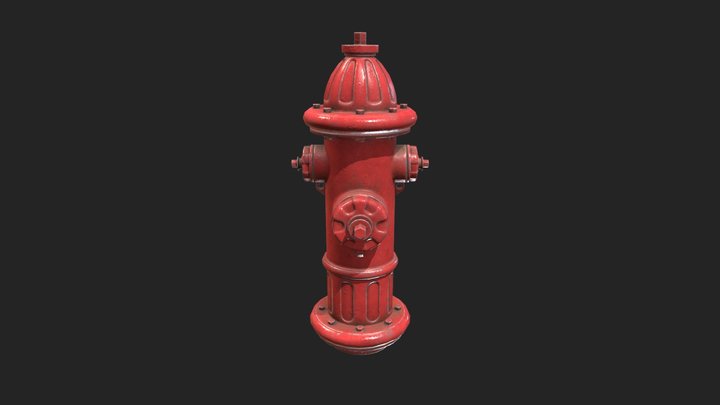 Fire Hydrant | 3D Game Prop | Hard Surface | 3D Model