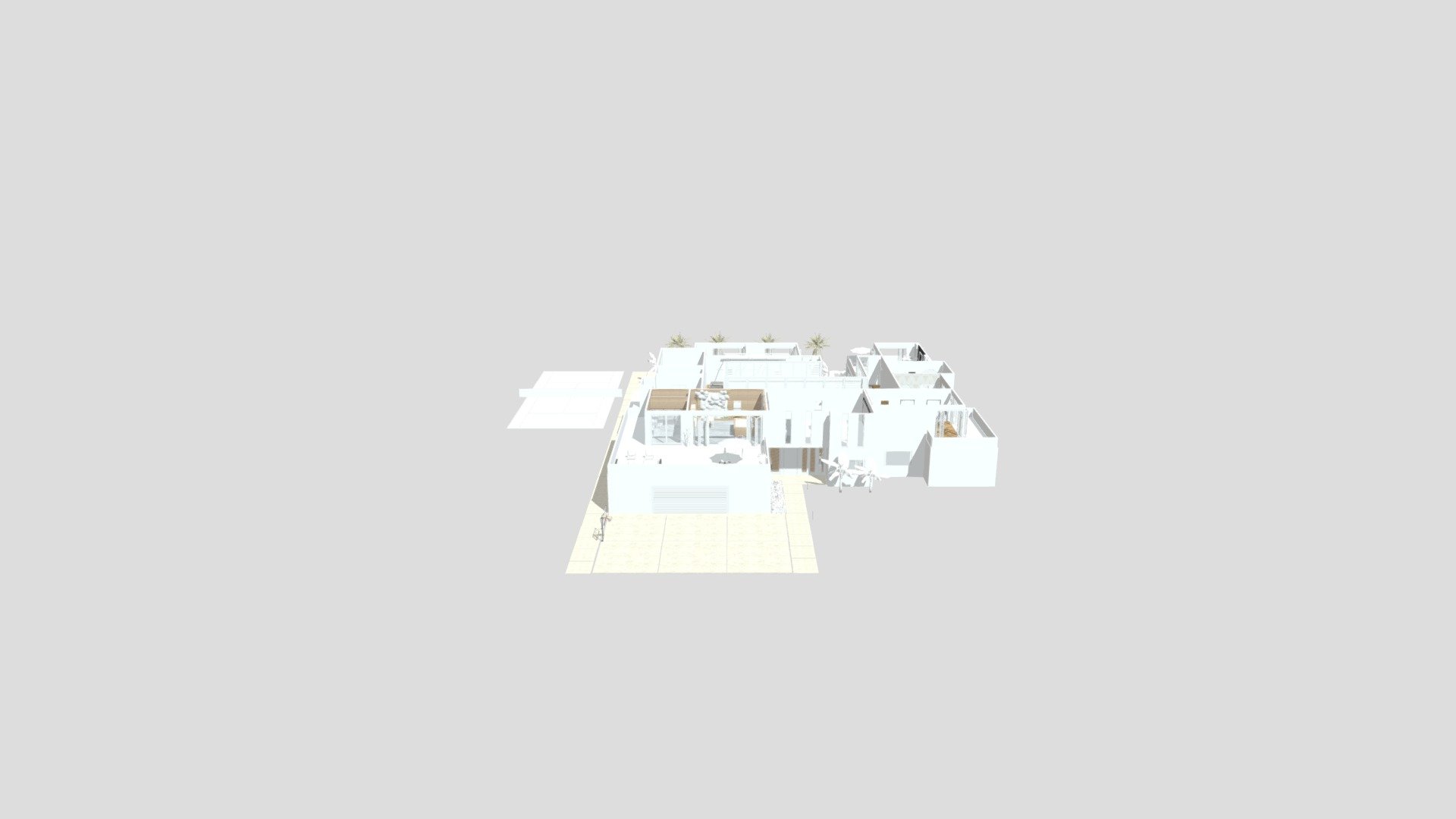 Atrium house („the blue eye“)