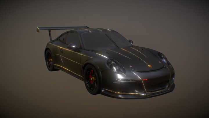 Porsche 911 GT3 Cup 3D Model