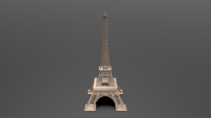 Eiffel Tower 3D Model