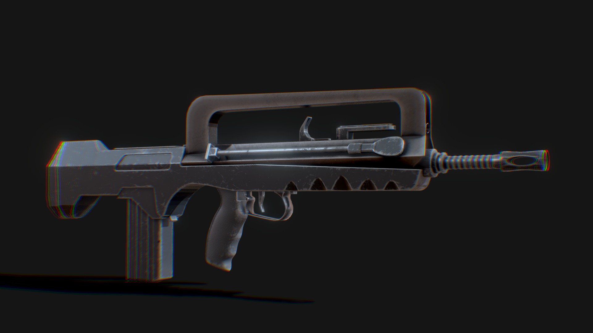 FAMAS Download Free 3D model by Frostoise [7d35e14] Sketchfab