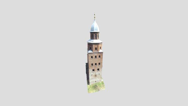 Башня Кокуй Новгородского Детинца 3D Model