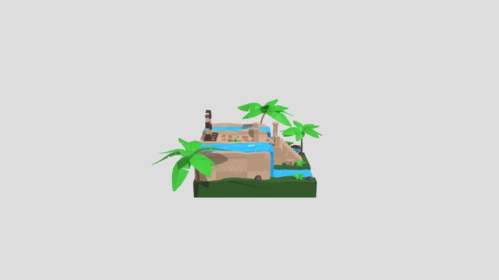 TEMPLO PORTAL SKETCHFAB 3D Model