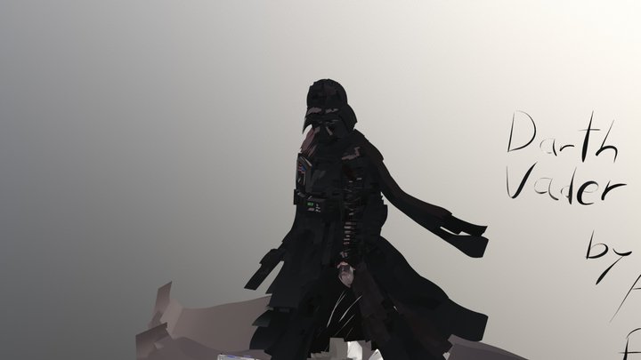 Darth Vader Coolpaintr VR 3D Model