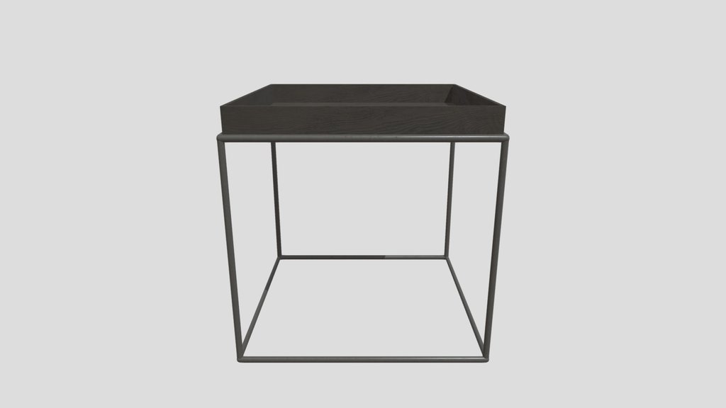 Black Cubic Table