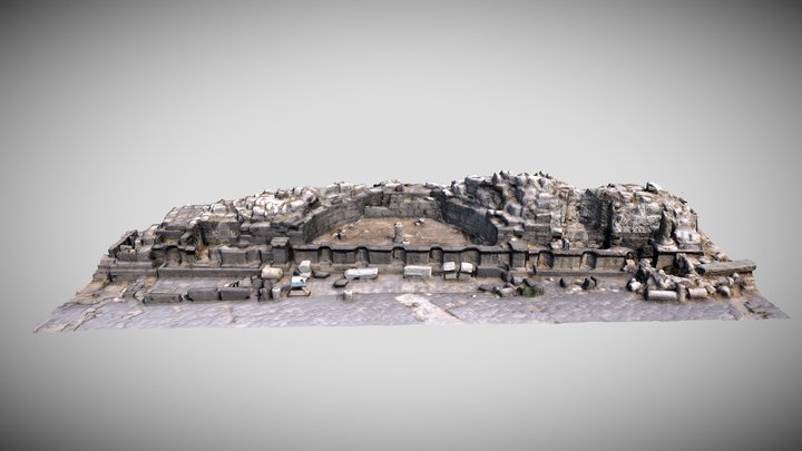 Nymphaeum, Umm Qais, Jordan 3D Model