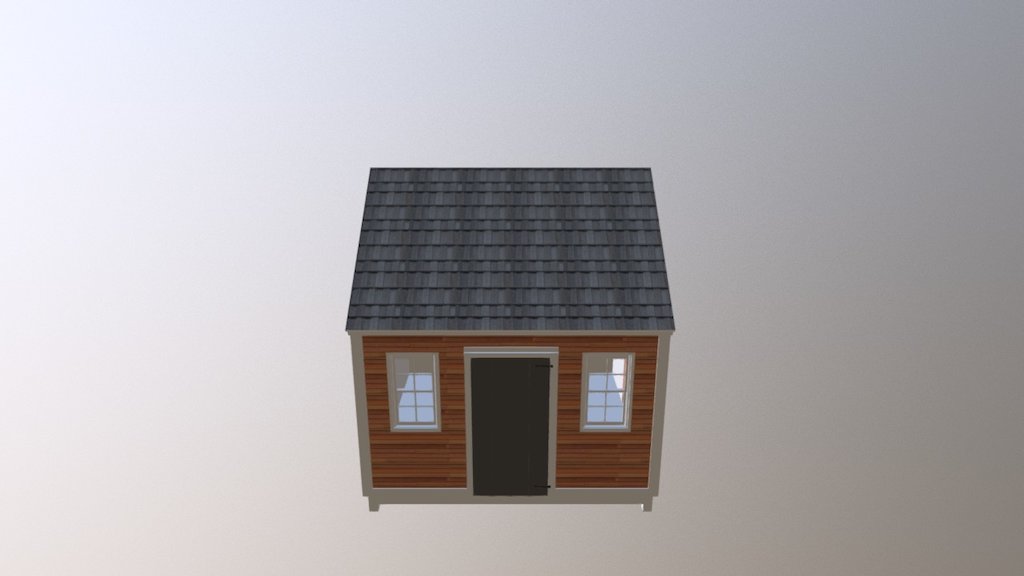 The Hingham - Cedar Clapboard - Weatherwood - 3D model by margolis ...