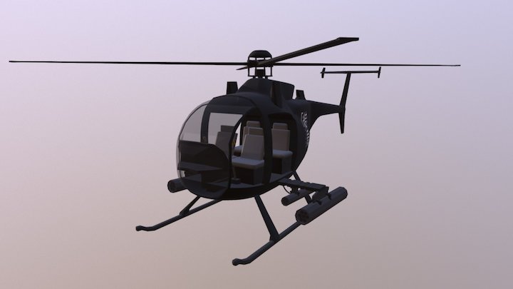 Helicopter 3D Model