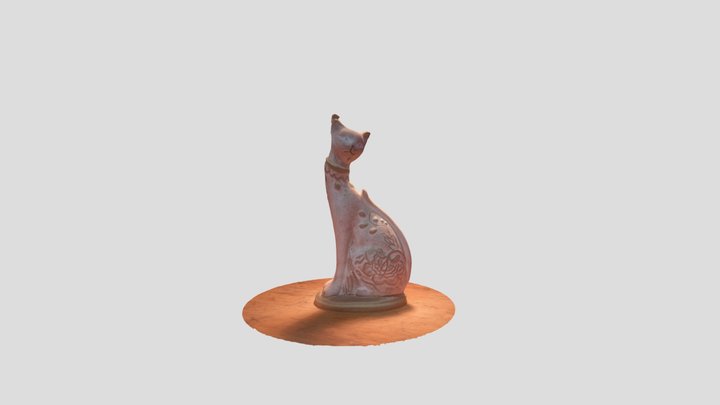 Gato de porcelana – Gratis 3D-model STL