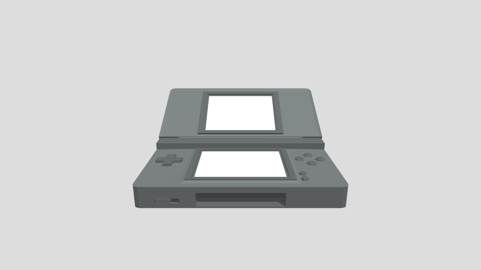 3D model PlayStation 2 Low Poly console VR / AR / low-poly