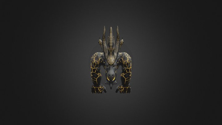 MAGMA CREATURE 3D Model