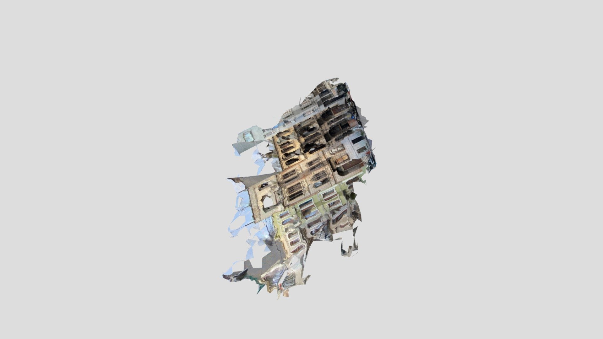 Benim çarpıcı 3D rekonstrüksiyon