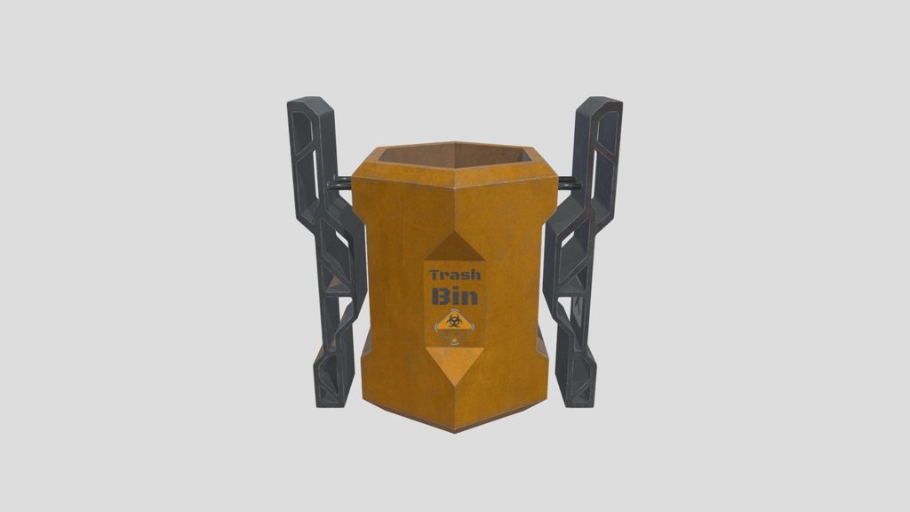 Sci Fi Trash Bin