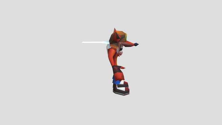 fake_crash___ps1_era_outfits__remastered_models_ 3D Model