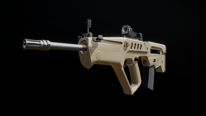 Tavor Desert Skin 3D Model