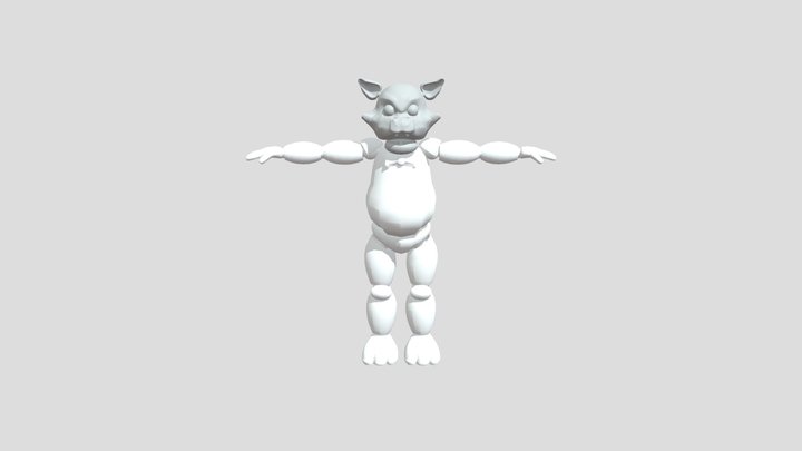 Animatronic Fox-head 3D Model