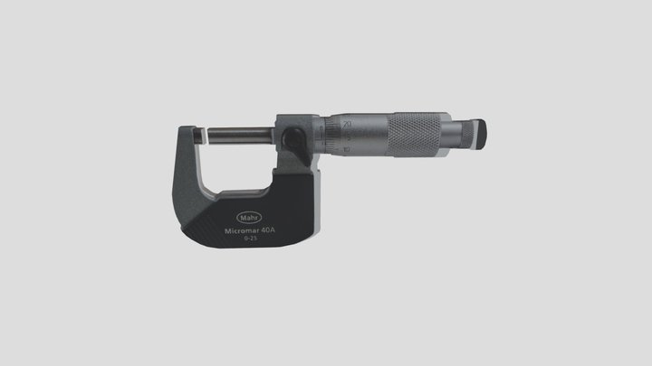 Mikrometer Sekrup 3D Model