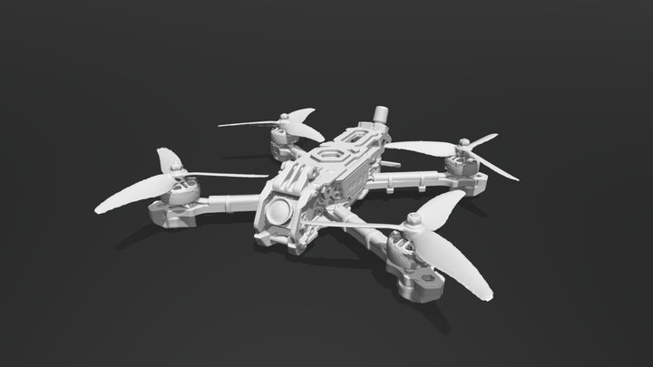 Mario 5 FPV drone - Revopoint MetroY Pro 3D Model
