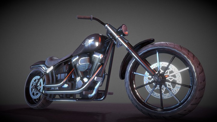 Harley Davidson Breakout 3D Model