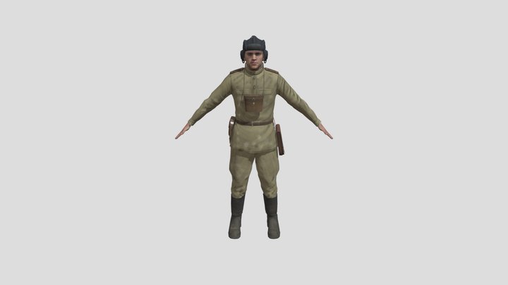 Russian tank crew – Modello 3D gratuito STL