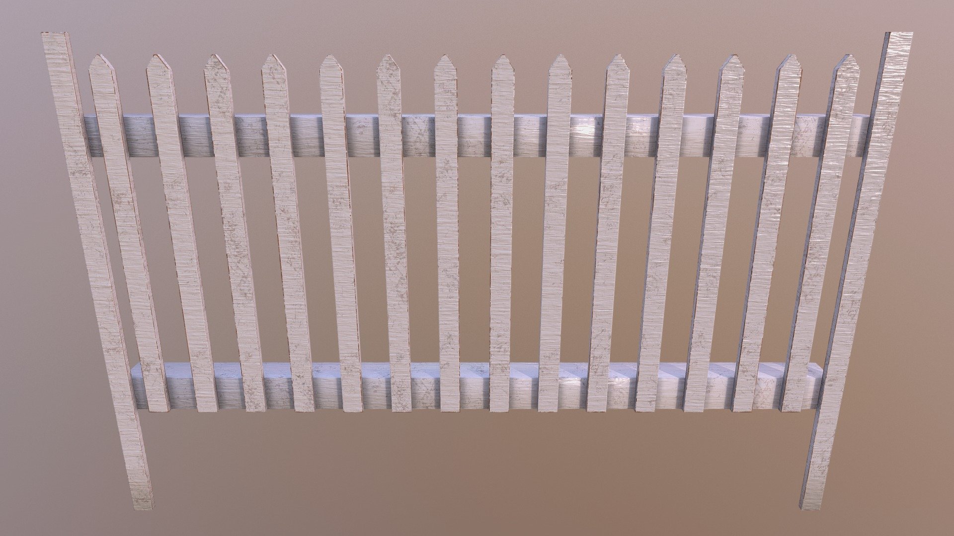 White Picket Fence V2 (Slightly Worn)