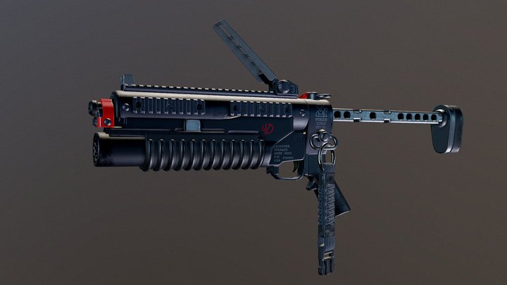Grenade Launcher 3D Model