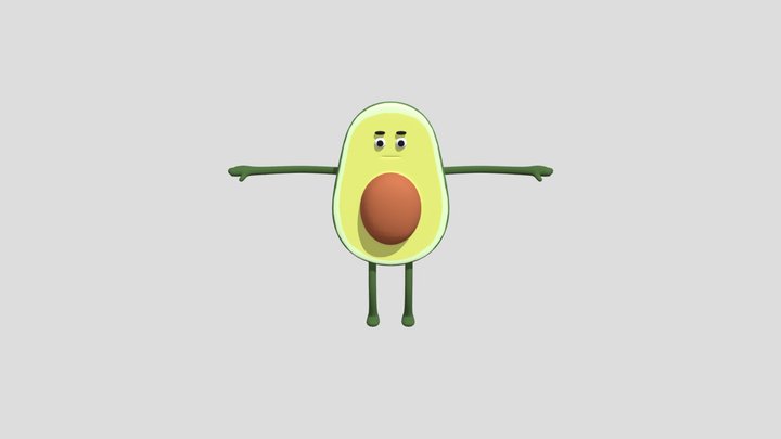 Avo-cado 3D Model